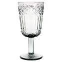 Kieliszek do Wina VILDE Szklany Czarny 270 ml Zdobiony Elegancki