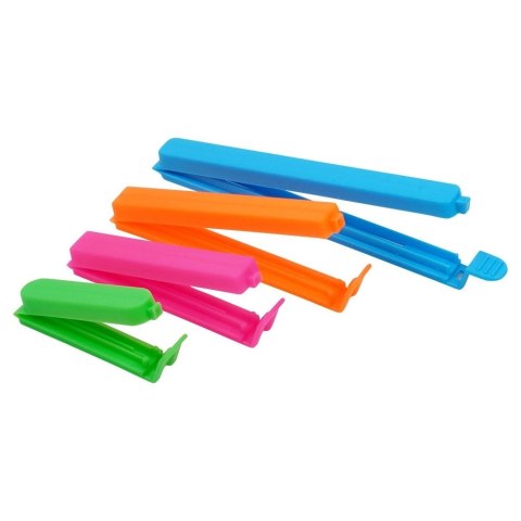 Klipsy do Torebek VILDE 32 szt. 4 Rozmiary Mix Kolorów Świeżość