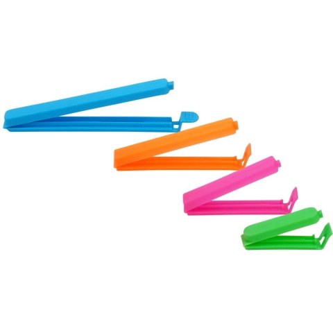 Klipsy do Torebek VILDE 32 szt. 4 Rozmiary Mix Kolorów Świeżość