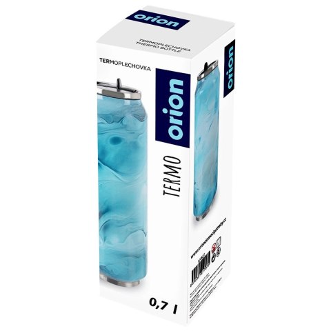 Kubek termiczny puszka niebieska 700 ml