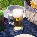 Kufel do Piwa Plastikowy 620 ml ORION Przezroczysty Stabilny