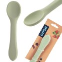 Łyżeczka Dziecięca Silikonowa Zielona 14 x 3,5 cm do Zmywarki ORION