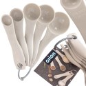 Miarki Kuchenne Łyżkowe Zestaw 5 szt Tworzywo Beżowe do zmywarki ORION