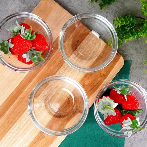 Miseczki 10,5 cm 200 ml Szkło 4 szt do Zmywarki EXCELLENT HOUSEWARE