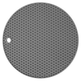 Podstawka pod Garnek Silikonowa Szara 17,5 cm ORION Odporna na Ciepło