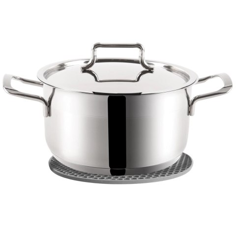 Podstawka pod Garnek Silikonowa Szara 17,5 cm ORION Odporna na Ciepło