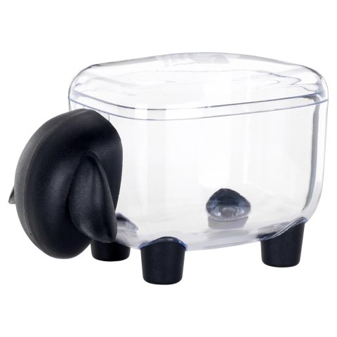 Pojemnik na Patyczki Owieczka Dekoracyjny 13 x 7 x 8 cm VILDE Przezroczysty