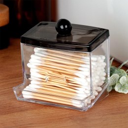 Pojemnik na Patyczki Kosmetyczne z Podajnikiem 9 x 7 x 9,5 cm z Pokrywką