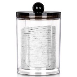 Pojemnik na Płatki Kosmetyczne z Podajnikiem 7 x 11 cm VILDE z Pokrywką