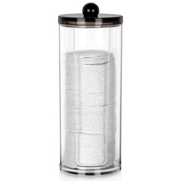 Pojemnik na Płatki Kosmetyczne z Podajnikiem 7 x 19 cm VILDE Przezroczysty