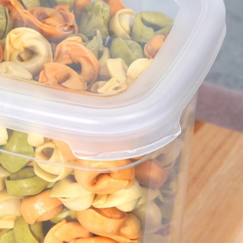 Pojemnik na Sypkie Piętrowany 1 L VILDE z Pokrywką Zamykany 16 x 11 cm