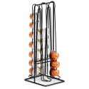 Stojak na Kapsułki Nespresso Metalowy Czarny 32 szt. 30 cm VILDE