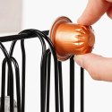 Stojak na Kapsułki Nespresso Metalowy Czarny 32 szt. 30 cm VILDE