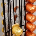Stojak na Kapsułki Nespresso Metalowy Czarny 32 szt. 30 cm VILDE