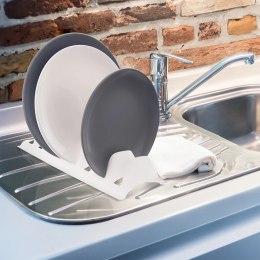 Stojak na Pokrywki Talerze Biały Organizer Szafka 8 szt. 29,5 cm ORION