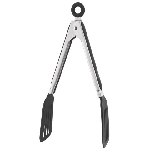 Szczypce Kuchenne z Blokadą Termoplastyczne Czarne 26 cm ORION