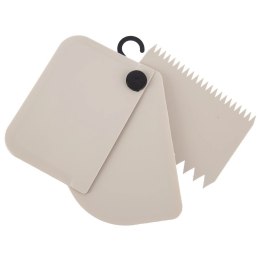 Szpatuły Cukiernicze Zestaw 3 szt. ORION Gładka/Ząbkowana Zmywarka