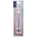 Termometr Uniwersalny Drewniany Biały ORION 21 cm do Wewnątrz i Zewnątrz