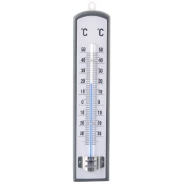 Termometr Uniwersalny Drewniany Szary ORION 21 cm Zewnętrzny