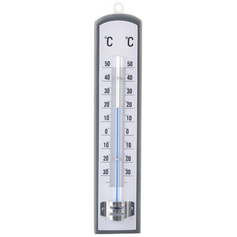 Termometr Uniwersalny Drewniany Szary ORION 21 cm Zewnętrzny