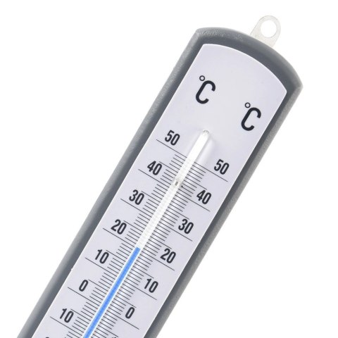 Termometr Uniwersalny Drewniany Szary ORION 21 cm Zewnętrzny