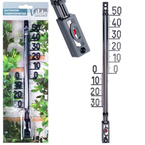 Termometr Uniwersalny Czarny PROGARDEN 27 cm Wewnątrz Zewnątrz