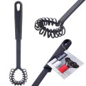 Trzepaczka Spiralna Kuchenna BLACKLINE ORION 28 cm Czarna Wygodny Uchwyt