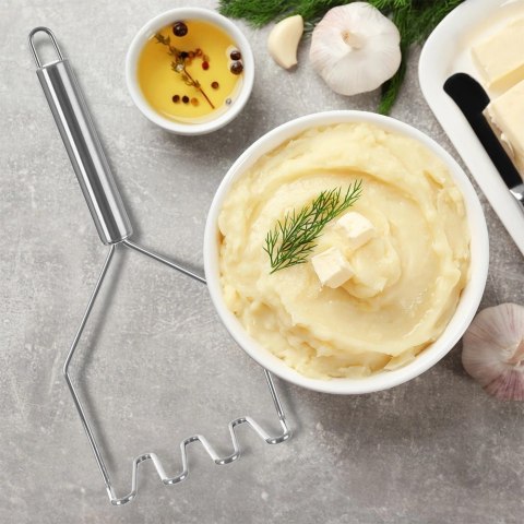 Ubijak do Ziemniaków Tłuczek do Puree ORION Stal Nierdzewna 24 cm