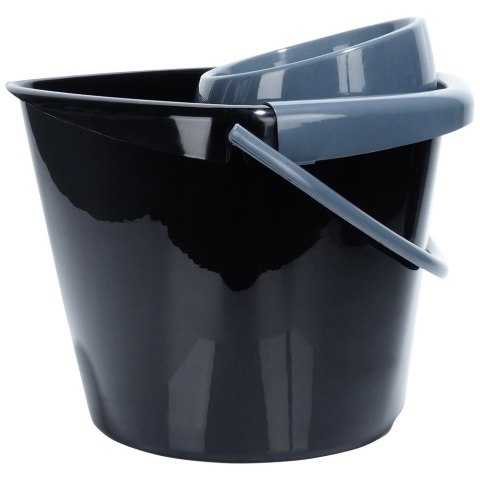 Wiadro do Mopa z Wyciskaczem 10 L VILDE Poręczny Uchwyt 33 x 30,5 cm