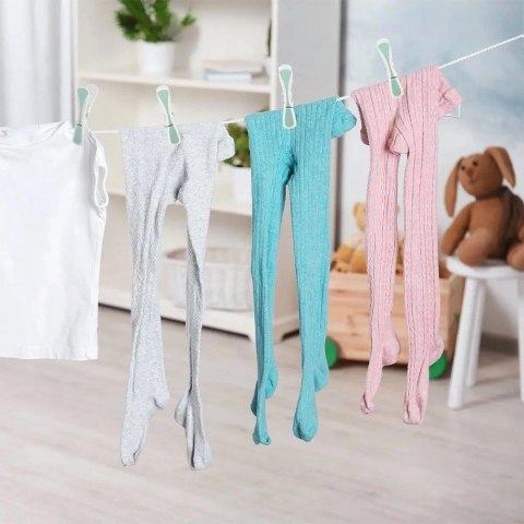 Klamerki na Pranie ORION Plastikowe 12 szt. Niebieskie Mocny Zatrzask