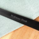 Łyżki do Sałatek Stal Nierdzewna Czarne 23,5 cm 2 Sztuki MONDEX