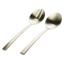 Łyżki do Sałatek Stal Nierdzewna Złote 25 x 5,5 cm 2 Szt. EXCELLENT