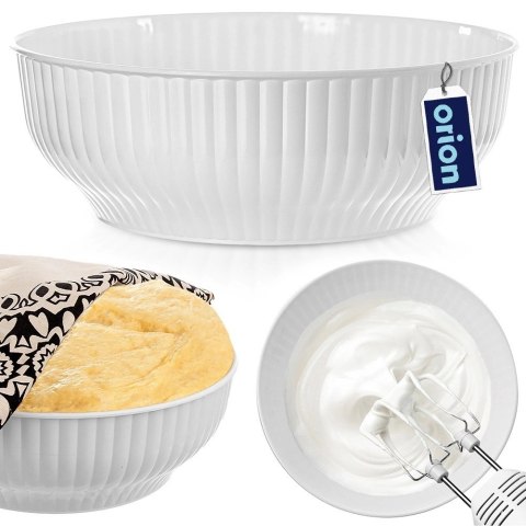 Miska Kuchenna Biała 30 cm 5 L Tworzywo do Zmywarki i Mikrofali Orion