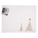 Podkładka na Stół Bawełniana Świąteczna 33,5 x 26 cm ORION Choinka Złota