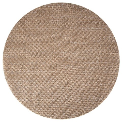 Podkładka na Stół Okrągła Beżowa Złota 38 cm HOME STYLING COLLECTION