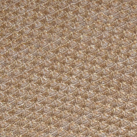 Podkładka na Stół Okrągła Beżowa Złota 38 cm HOME STYLING COLLECTION