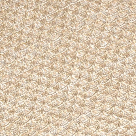 Podkładka na Stół Okrągła Jasnobeżowa Złota 38 cm HOME STYLING COLLECTION