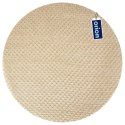Podkładka na Stół Okrągła Jasnobeżowa Złota 38 cm HOME STYLING COLLECTION