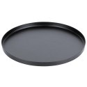 Podstawka pod Kompozycje Okrągła Metalowa 21,5 cm VILDE Czarna Matowa