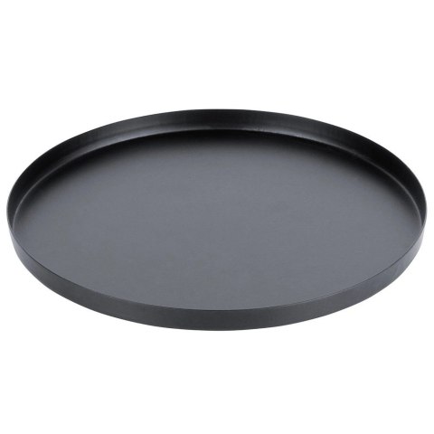 Podstawka pod Kompozycje Okrągła Metalowa 21,5 cm VILDE Czarna Matowa
