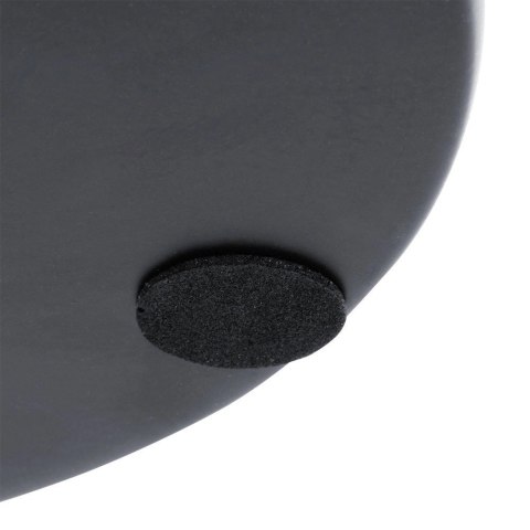Podstawka pod Kompozycje Okrągła Metalowa 21,5 cm VILDE Czarna Matowa
