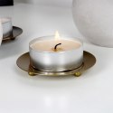 Podstawka pod Świecę Metalowa Złota 8,5 cm VILDE Okrągła na Nóżkach