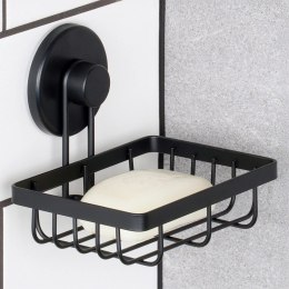 Półka Pod Prysznic Metalowa Mała Czarna na Przyssawkę 135 cm BS