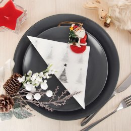 Serwetki Papierowe 20 szt. Choinka Srebrna 3-warstwowe 33 x 33 cm ORION