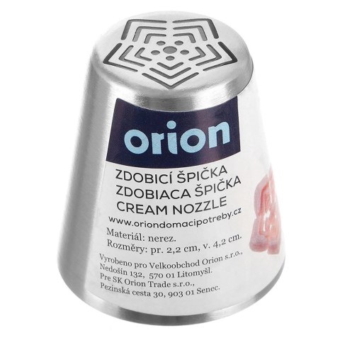 Tylka Cukiernicza Stalowa Gwiazdka ORION Dekoracyjna do Tworzenia Wzorów