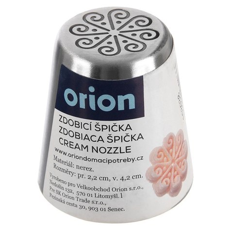 Tylka Cukiernicza Stalowa Kwiatek ORION Dekoracyjna do Tworzenia Wzorów