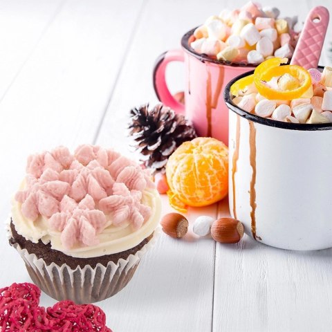 Tylka Cukiernicza Płatek Śniegu ORION Stal Nierdzewna do Dekoracji Kremami