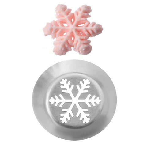 Tylka Cukiernicza Płatek Śniegu ORION Stal Nierdzewna do Dekoracji Kremami