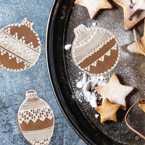 Wykrawacz do Ciastek Bombka 7 cm Stal Nierdzewna Solidny ORION