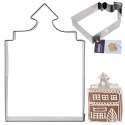 Wykrawacz do Ciastek Domek 10 cm Stal Nierdzewna Solidny ORION